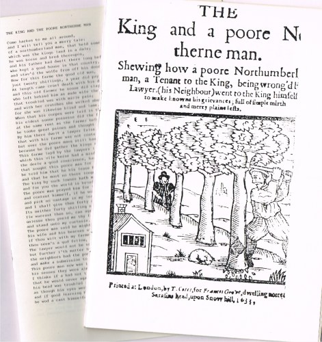 Image for THE KING AND A POORE NORTHERNE MAN (1633)