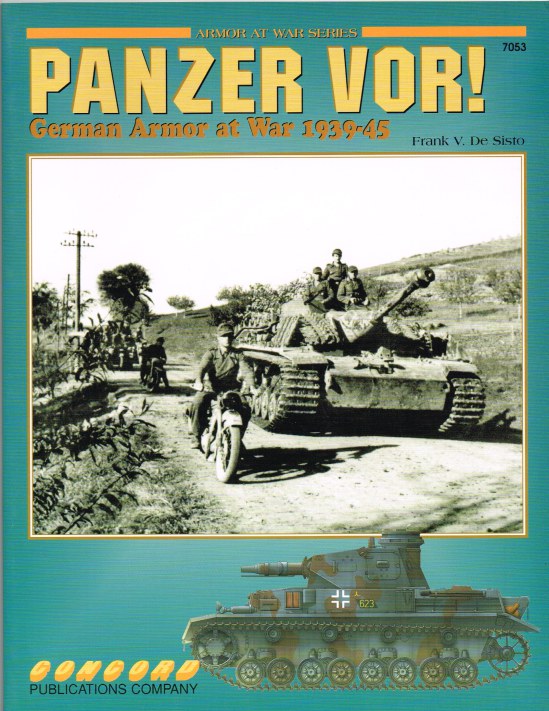 Image for PANZER VOR! : GERMAN ARMOR AT WAR 1939-45