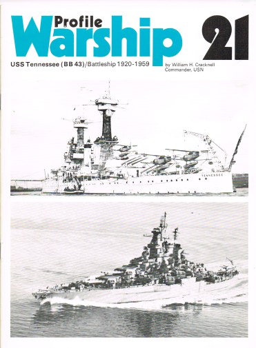 Image for PROFILE WARSHIP 21: USS TENNESSEE (BB 43) BATTLESHIP 1920-1959
