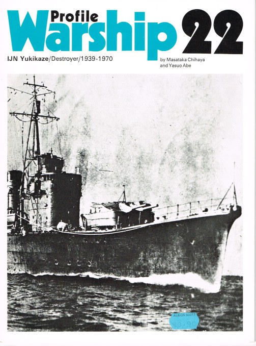 Image for PROFILE WARSHIP 22: IJN YUKIKAZE DESTROYER 1939-1970
