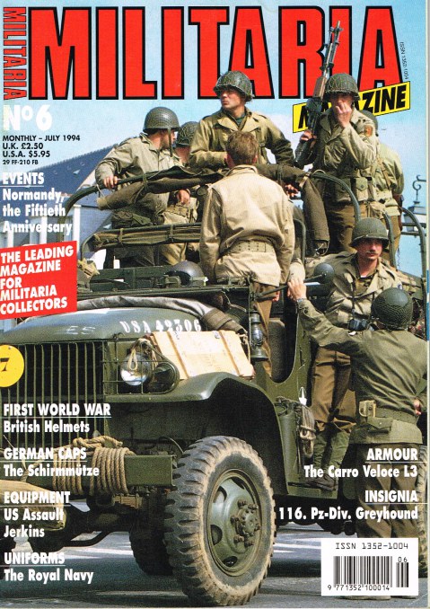 Image for MILITARIA MAGAZINE NO 6 : JULY 1994