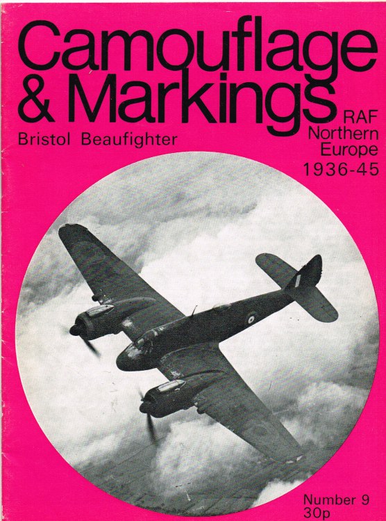 Image for CAMOUFLAGE & MARKINGS RAF NORTHERN EUROPE 1936-45 NO.9 : BRISTOL BEAUFIGHTER