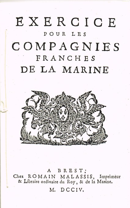 Image for EXERCISE POUR LES COMPAGNIES FRANCHES DE LA MARINE (1704)