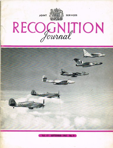 Image for JOINT SERVICES RECOGNITION JOURNAL: VOL.17, NO.9 SEPTEMBER 1962
