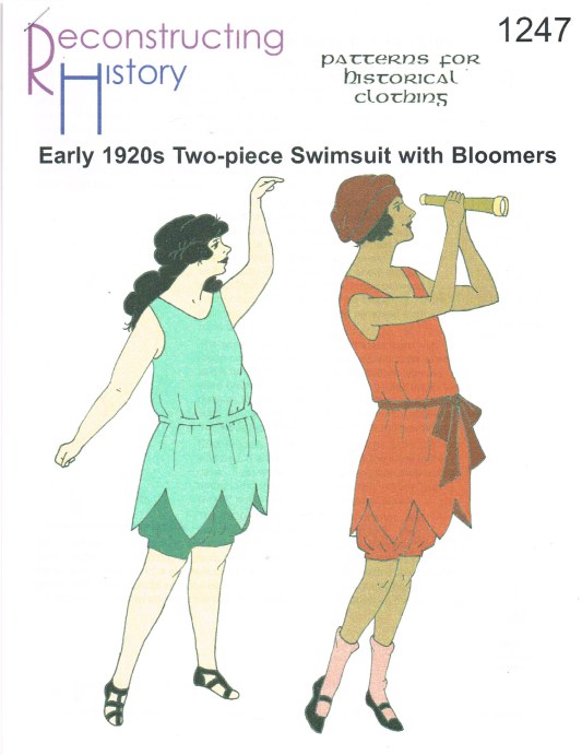 Image for RH1247: EARLY 1920S TWO-PIECE SWIMSUIT WITH BLOOMERS