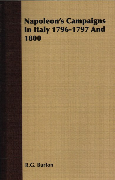 Image for NAPOLEON'S CAMPAIGNS IN ITALY 1796-1797 AND 1800