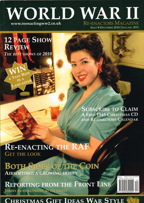 Image for WORLD WAR II RE-ENACTORS MAGAZINE ISSUE 9 DECEMBER 2010/JANUARY 2011