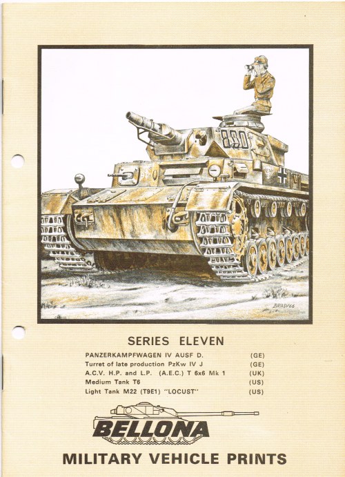 Image for BELLONA MILITARY VEHICLE PRINTS: SERIES ELEVEN