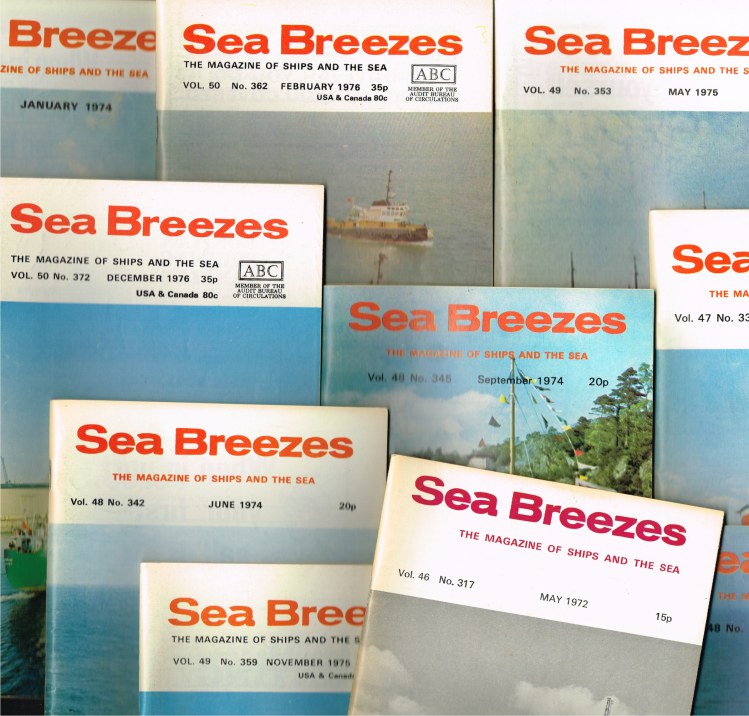 Image for SEA BREEZES - THE MAGAZINE OF SHIPS AND THE SEA (BACK ISSUES IN STOCK)