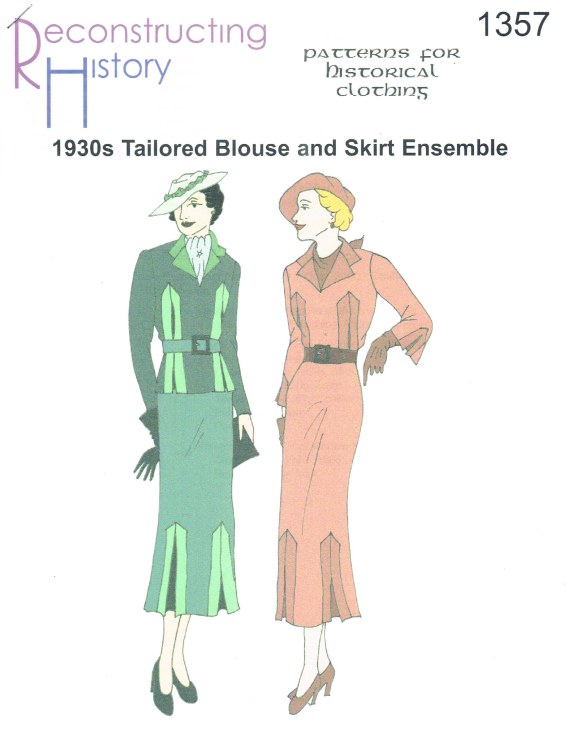 Image for RH1357: 1930S TAILORED BLOUSE AND SKIRT ENSEMBLE