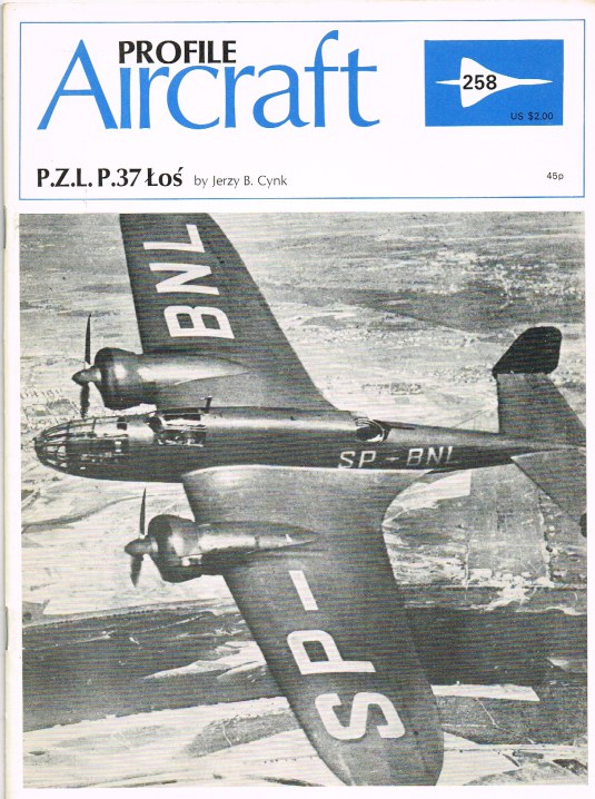 Image for AIRCRAFT PROFILE 258: P.Z.L. P.37 LOS