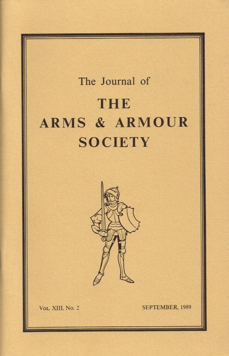 Image for THE JOURNAL OF THE ARMS AND ARMOUR SOCIETY: VOL.XIII, NO.2 : ON THE REMAINS OF A JACK OF PLATE EXCAVATED FROM BEESTON CASTLE IN CHESHIRE