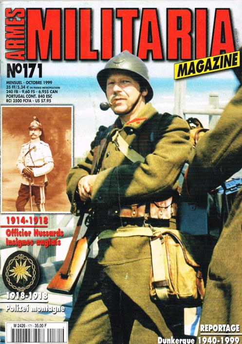 Image for ARMES MILITARIA MAGAZINE NO. 171 (FRENCH TEXT)