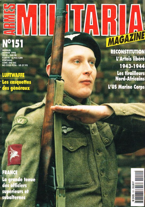 Image for ARMES MILITARIA MAGAZINE NO. 151 (FRENCH TEXT)