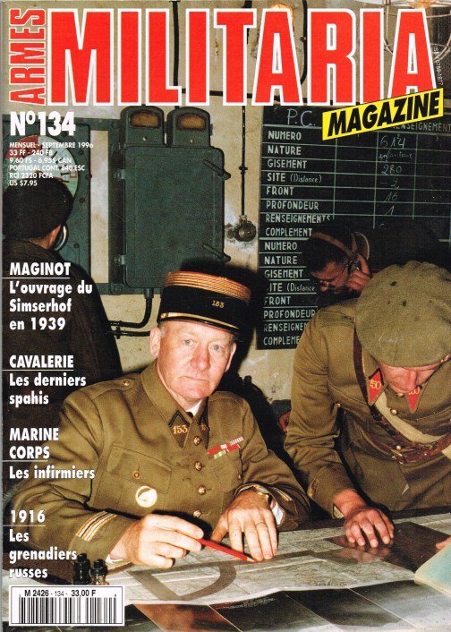 Image for ARMES MILITARIA MAGAZINE NO. 134 (FRENCH TEXT)