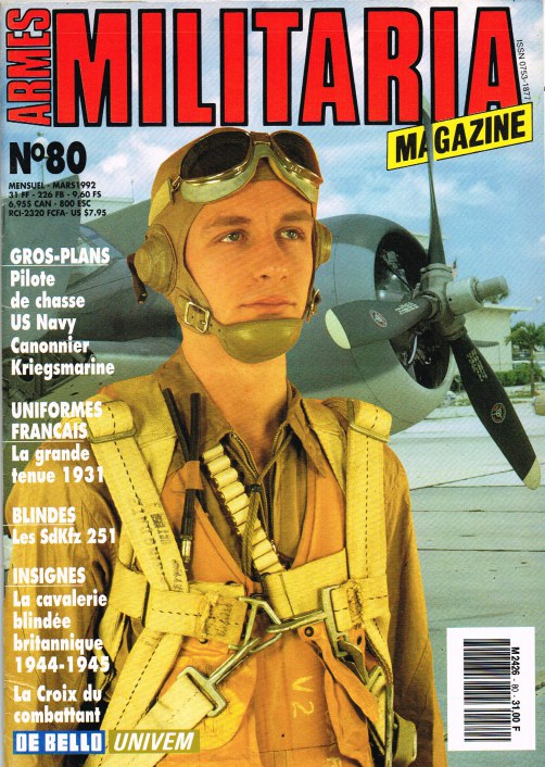 Image for ARMES MILITARIA MAGAZINE NO. 80 (FRENCH TEXT)