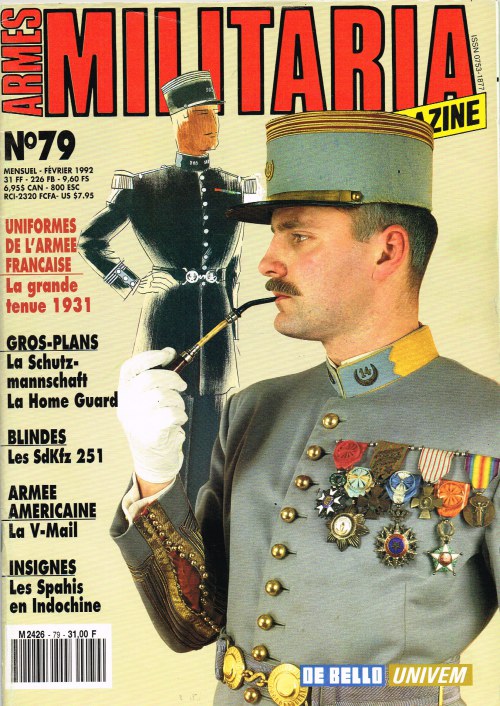 Image for ARMES MILITARIA MAGAZINE NO. 79 (FRENCH TEXT)