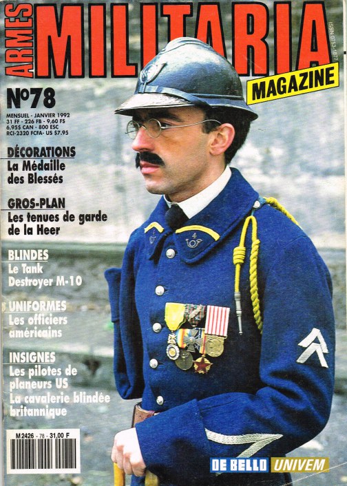Image for ARMES MILITARIA MAGAZINE NO. 78 (FRENCH TEXT)