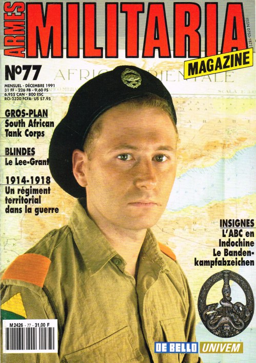 Image for ARMES MILITARIA MAGAZINE NO. 77 (FRENCH TEXT)