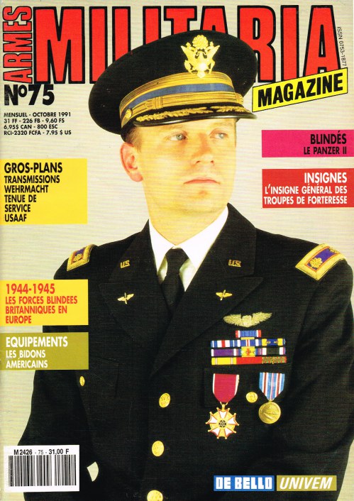 Image for ARMES MILITARIA MAGAZINE NO. 75 (FRENCH TEXT)