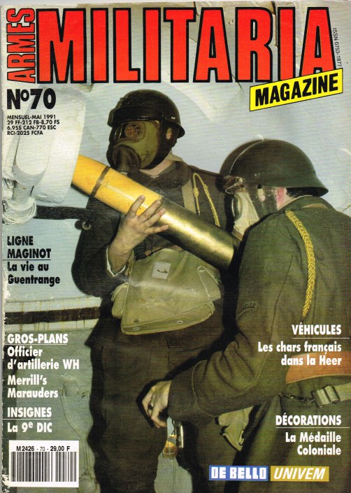 Image for ARMES MILITARIA MAGAZINE NO. 70 (FRENCH TEXT)