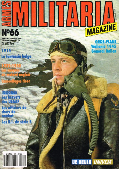 Image for ARMES MILITARIA MAGAZINE NO. 66 (FRENCH TEXT)