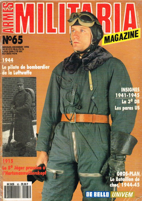 Image for ARMES MILITARIA MAGAZINE NO. 65 (FRENCH TEXT)
