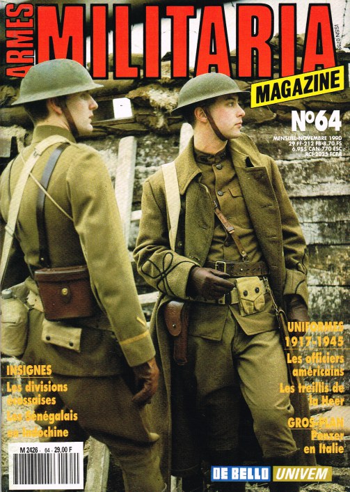 Image for ARMES MILITARIA MAGAZINE NO. 64 (FRENCH TEXT)