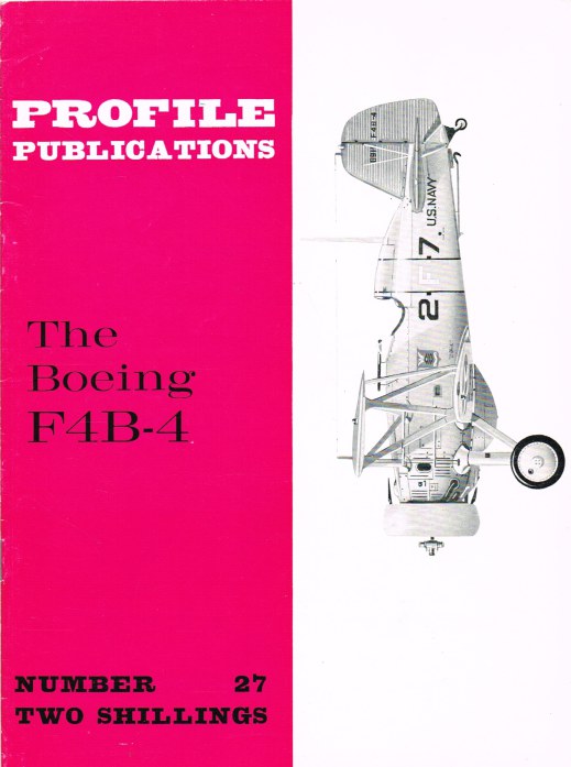 Image for PROFILE PUBLICATIONS NUMBER 27: THE BOEING F4B-4