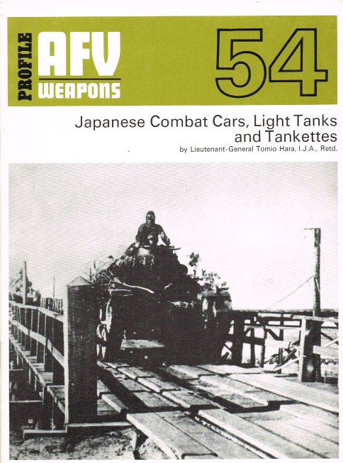Image for PROFILE AFV 54: JAPANESE COMBAT CARS, LIGHT TANKS AND TANKETTES