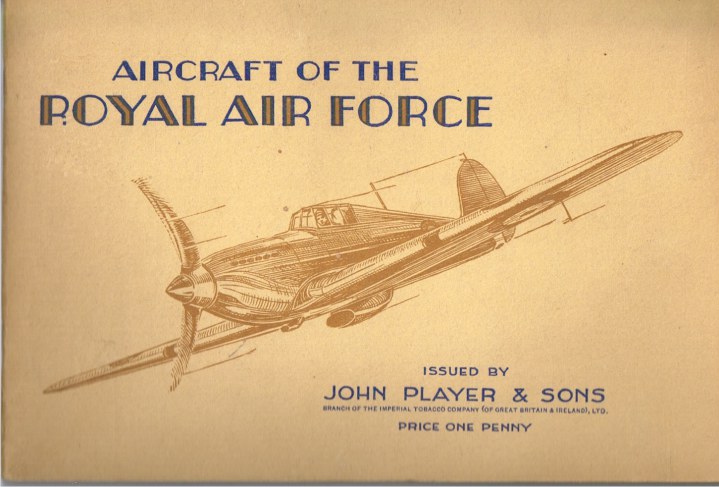 Image for AIRCRAFT OF THE ROYAL AIR FORCE (SET OF 50 CIGARETTE CARDS IN ALBUM)