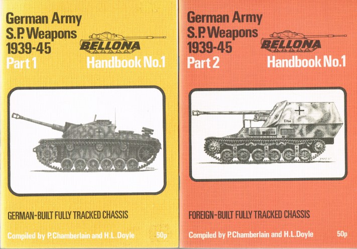 Image for GERMAN ARMY S.P. WEAPONS 1939-45: PART 1: GERMAN-BUILT FULLY TRACKED CHASSIS + PART 2: FOREIGN-BUILT FULLY TRACKED CHASSIS (TWO VOLUME SET)