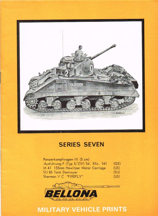 Image for BELLONA MILITARY VEHICLE PRINTS: SERIES SEVEN