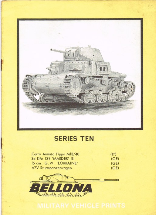 Image for BELLONA MILITARY VEHICLE PRINTS: SERIES TEN