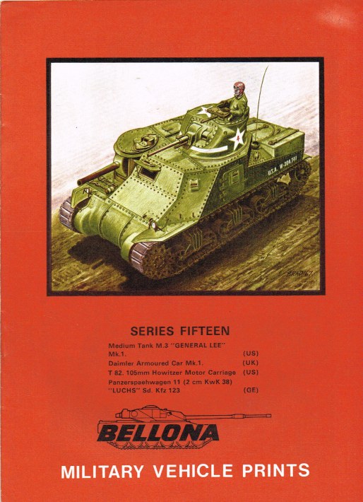 Image for BELLONA MILITARY VEHICLE PRINTS: SERIES FIFTEEN