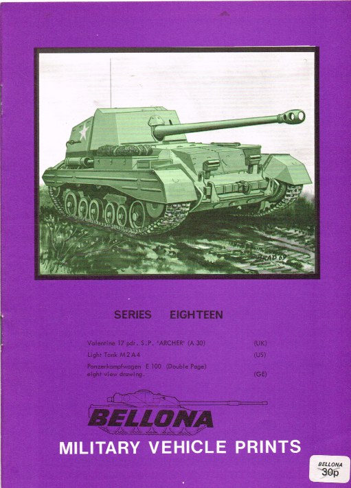 Image for BELLONA MILITARY VEHICLE PRINTS: SERIES EIGHTEEN