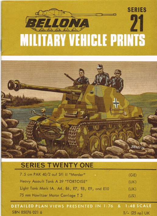 Image for BELLONA MILITARY VEHICLE PRINTS: SERIES TWENTY ONE