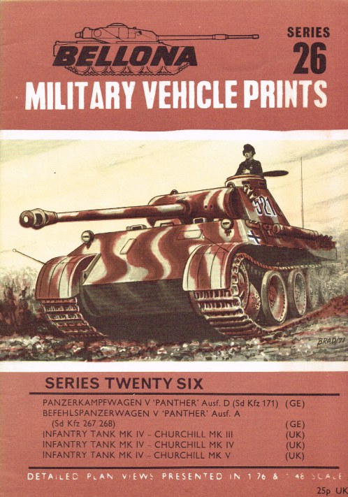 Image for BELLONA MILITARY VEHICLE PRINTS: SERIES TWENTY SIX