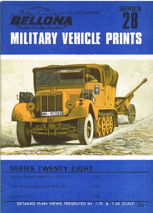 Image for BELLONA MILITARY VEHICLE PRINTS: SERIES TWENTY EIGHT
