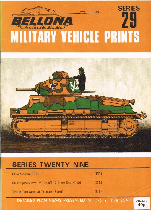 Image for BELLONA MILITARY VEHICLE PRINTS: SERIES TWENTY NINE