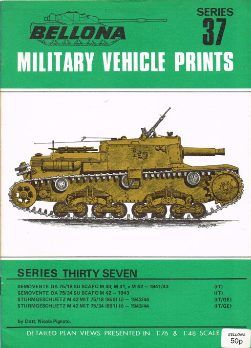 Image for BELLONA MILITARY VEHICLE PRINTS: SERIES THIRTY SEVEN