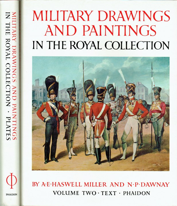 Image for MILITARY DRAWINGS AND PAINTINGS IN THE ROYAL COLLECTION: VOLUME ONE - PLATES + VOLUME TWO - TEXT (TWO VOLUME SET)