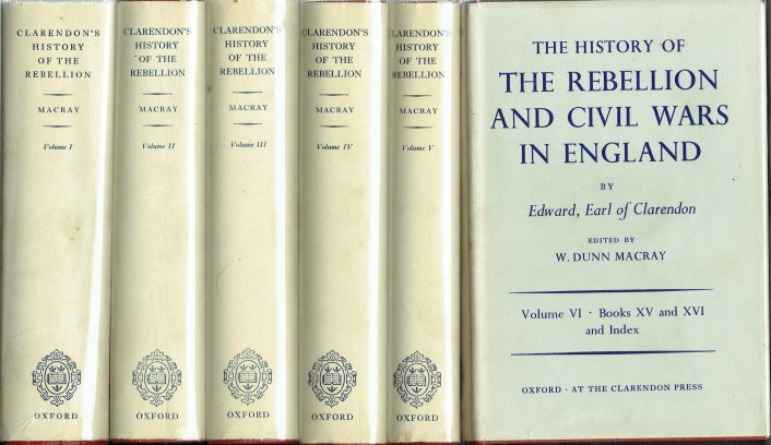 Image for THE HISTORY OF THE REBELLION AND CIVIL WARS IN ENGLAND BEGUN IN THE YEAR 1641 (SIX VOLUME SET)