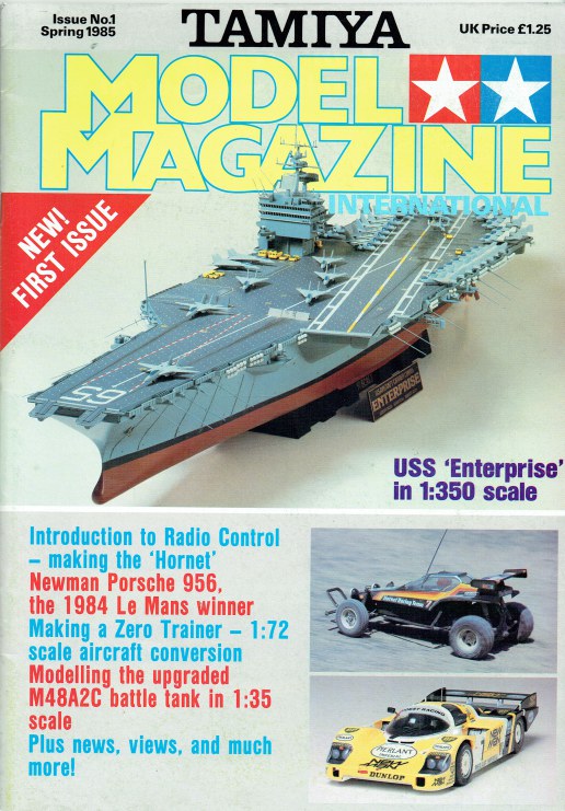 TAMIYA MODEL MAGAZINE ISSUE NO.1 SPRING 1985