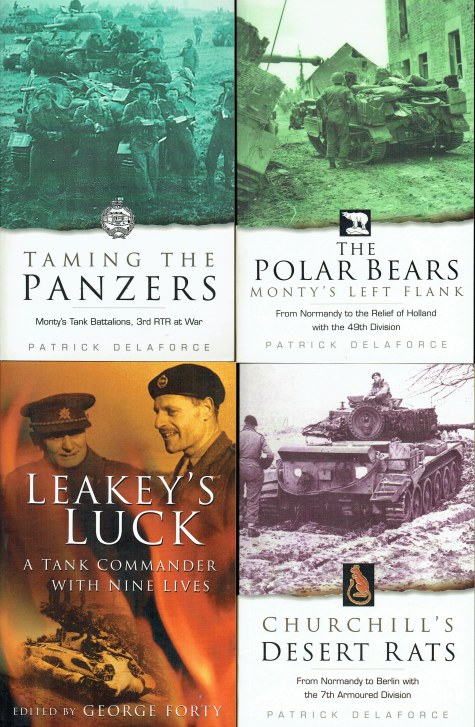 Image for TAMING THE PANZERS / THE POLAR BEARS / LEAKEY'S LUCK / CHURCHILL'S DESERT RATS (SET OF 4 PAPERBACK WW2 BOOKS)