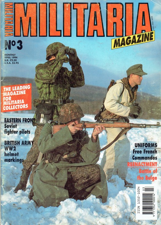 Image for MILITARIA MAGAZINE NO 3 : APRIL 1994
