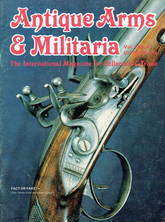Image for ANTIQUE ARMS & MILITARIA VOL.3 NO.6 MARCH 1981