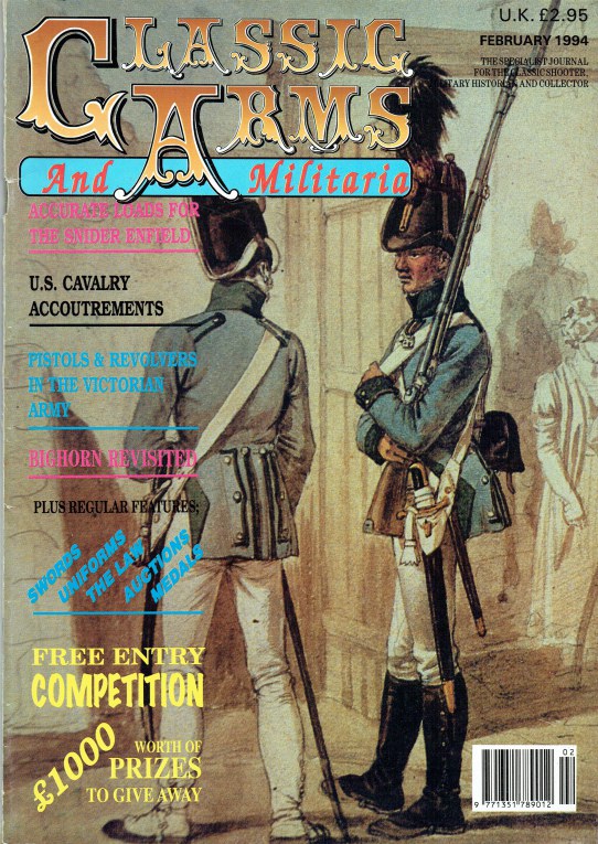 Image for CLASSIC ARMS AND MILITARIA VOL.1 / NO.2 FEBRUARY 1994