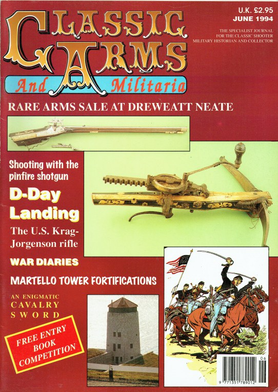 Image for CLASSIC ARMS AND MILITARIA VOL.1 / NO.6 JUNE 1994