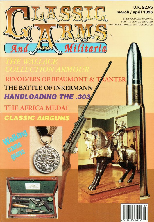 Image for CLASSIC ARMS AND MILITARIA VOL.2, NO.2 MARCH / APRIL 1995
